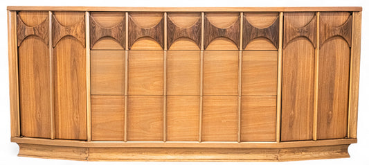 Mid-Century Modern Wooden Console Table