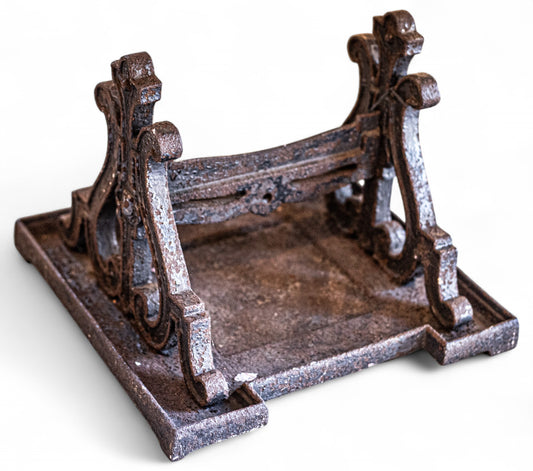 Antique Iron Boot Scraper from Chatsworth Estate Collection