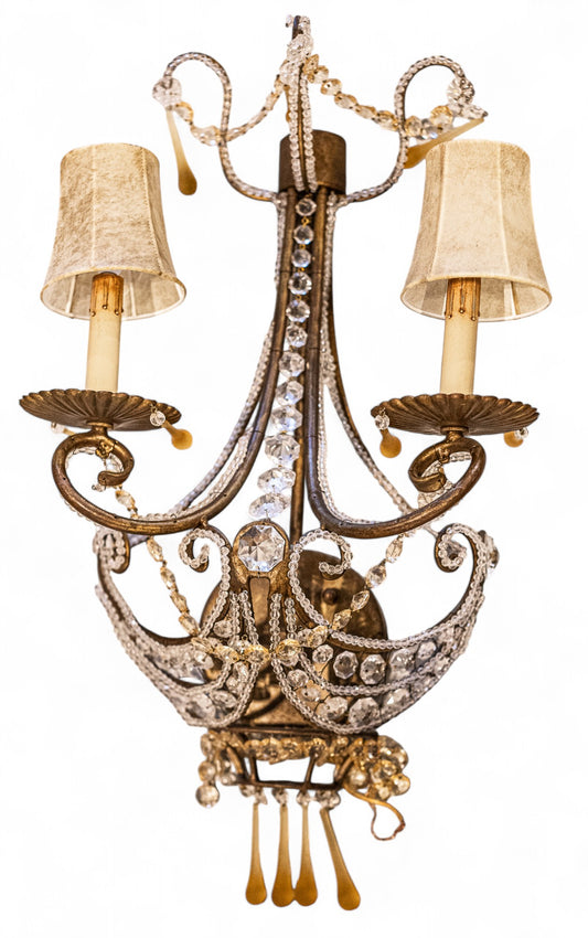 Pair of Venetian Wall Sconces Electric