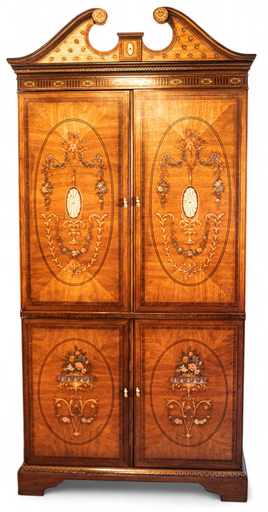 Hand Painted Armoire