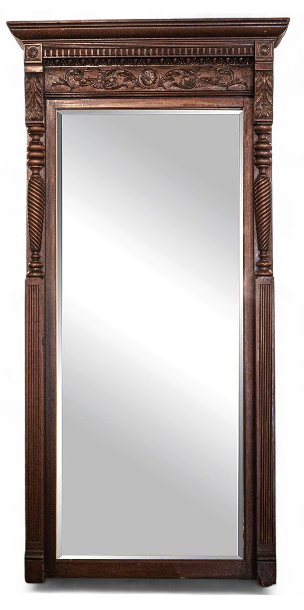 Antique Wood Carved Mirror