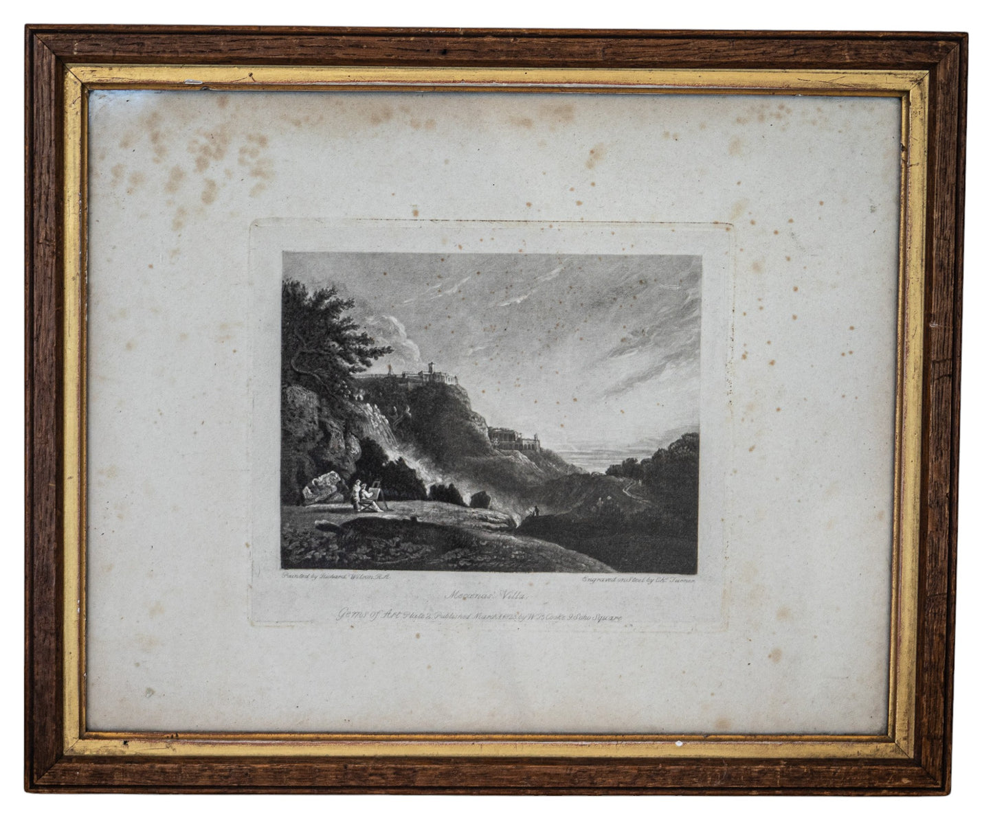Chatsworth Estate Lithograph by Richard Wilson