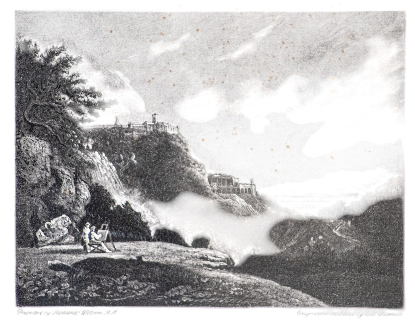 Chatsworth Estate Lithograph by Richard Wilson