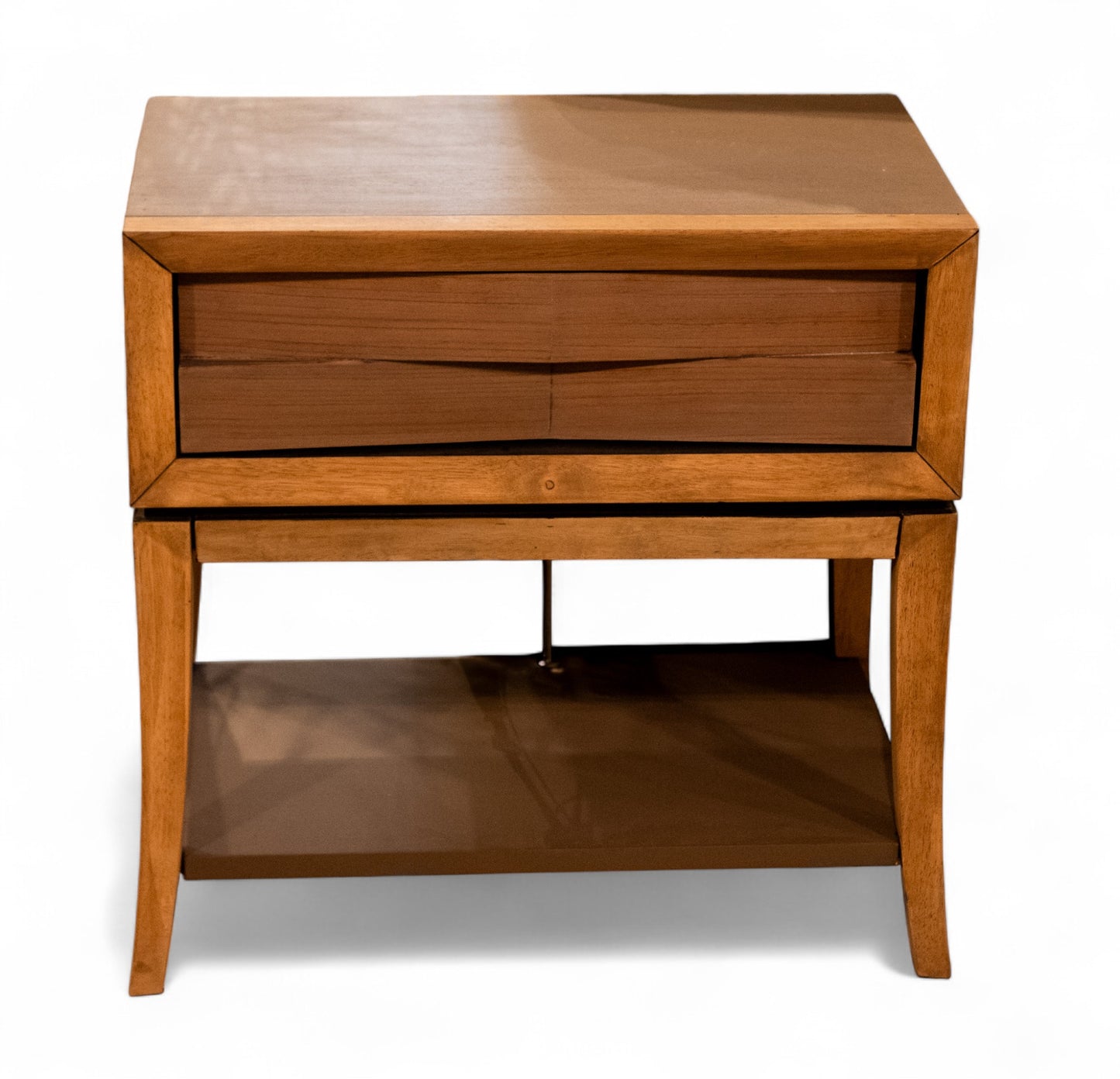 Mid Century Modern Nightstand (all Wood)