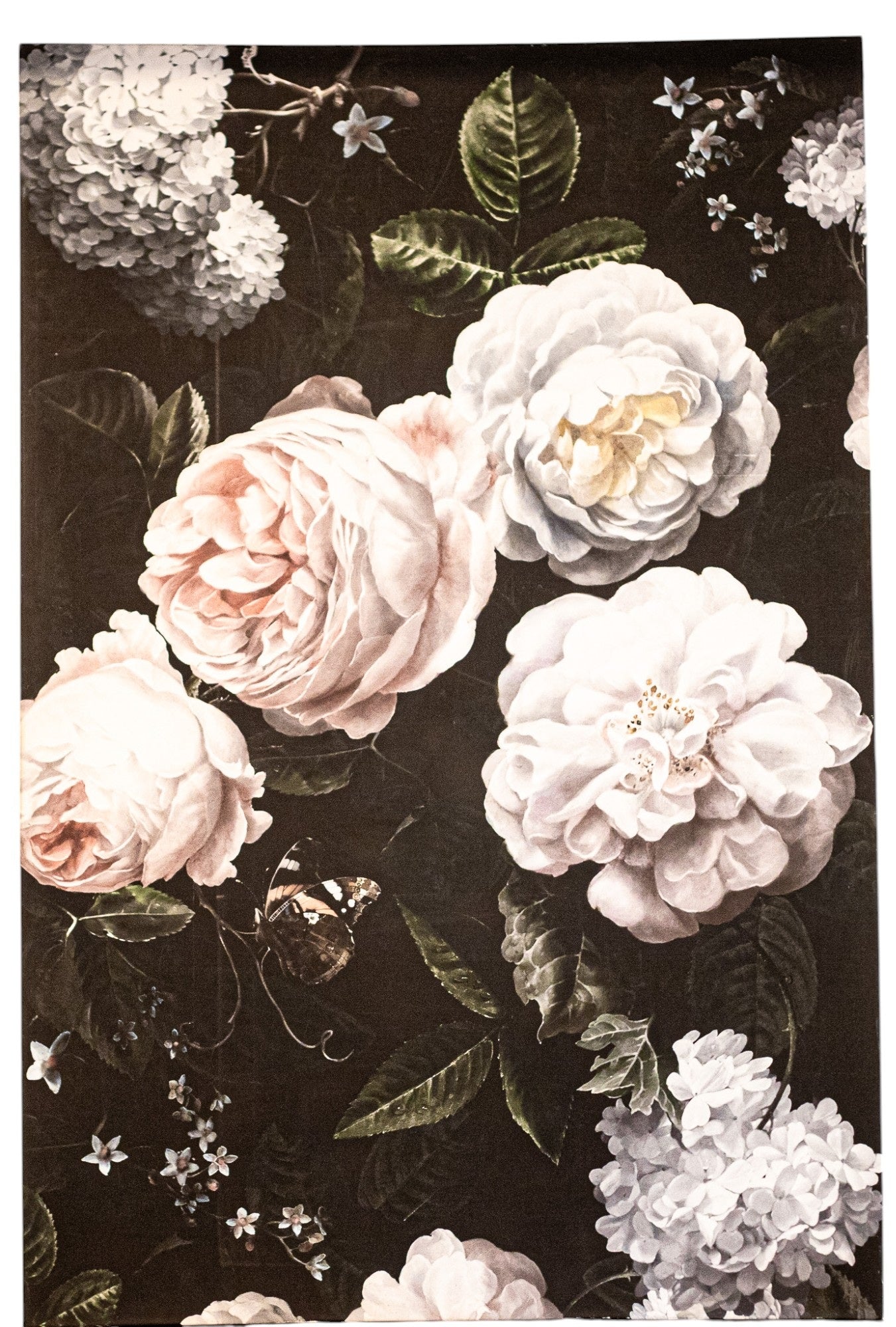 Flora Bunda Still Life Peonies Print on Canvas