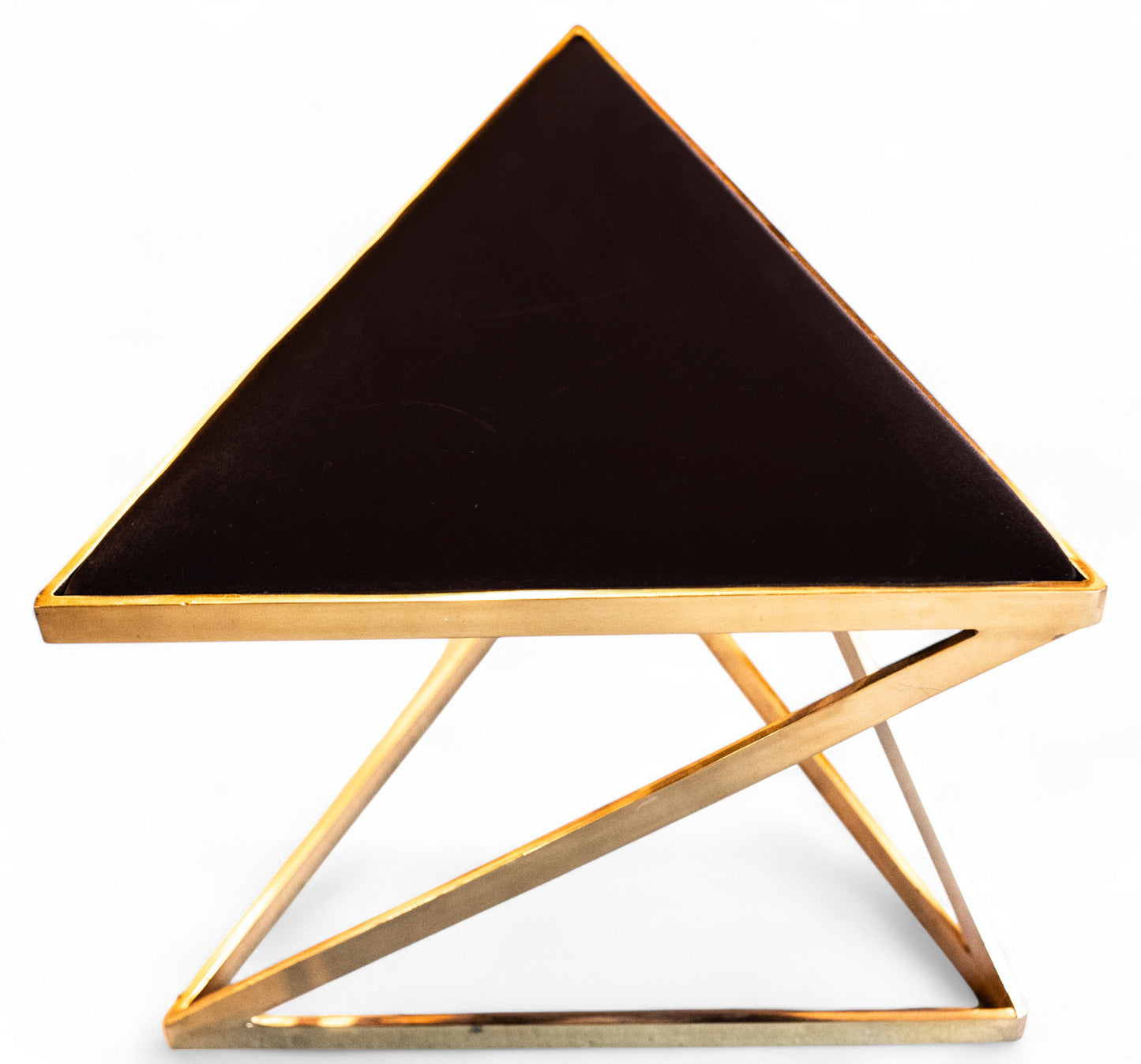 Mid Century Modern Geometric Stools (pair)