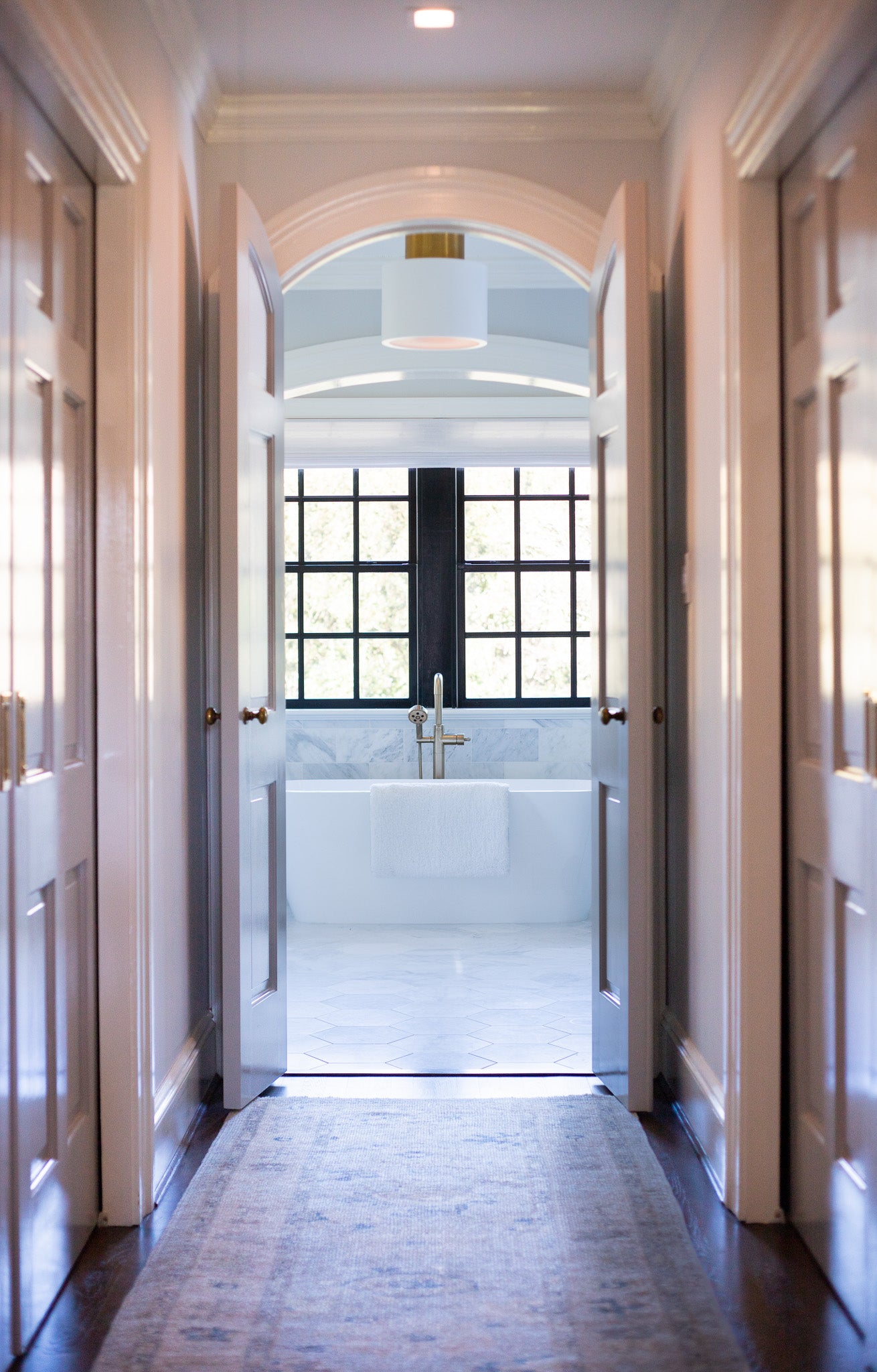 Custom Luxury Bathrooms Master Suite Bath Tub Marble Tile Smith Mountain Lake