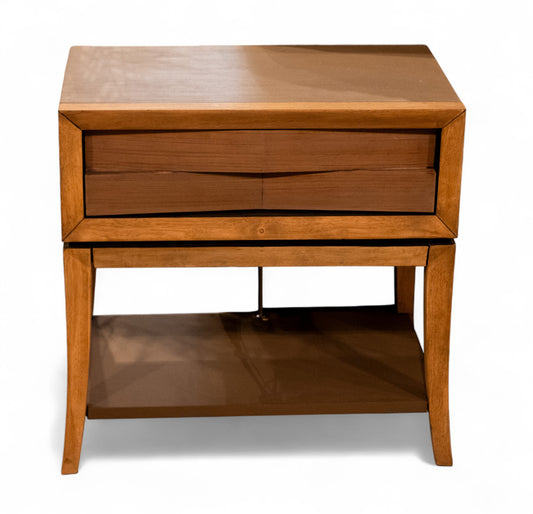 Mid Century Modern Nightstand (all Wood)