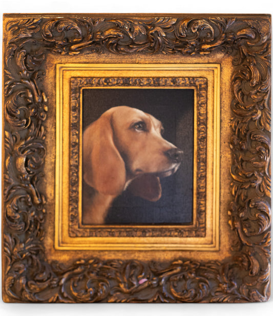 Vintage Hound Painting Giclee