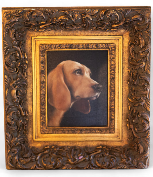 Vintage Hound Painting Giclee